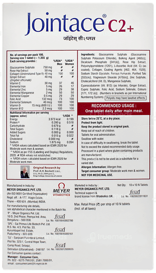 Jointace C2 + Tablet 10