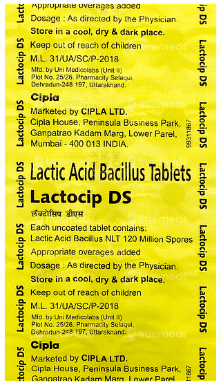 Lactocip Ds Tablet 15