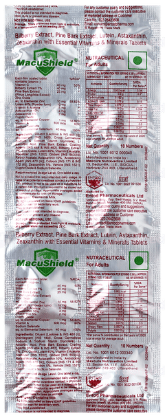 Macushield Tablet 10