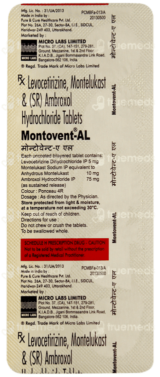 Montovent Al Tablet 10