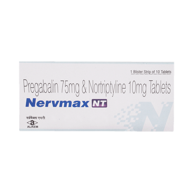 Nervmax Nt Tablet 10 - Uses, Side Effects, Dosage, Price | Truemeds