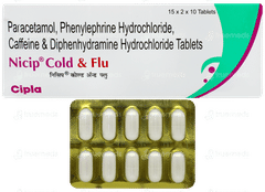 Nicip Cold & Flu Tablet 10
