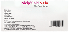 Nicip Cold & Flu Tablet 10