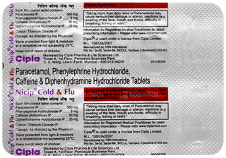 Nicip Cold & Flu Tablet 10