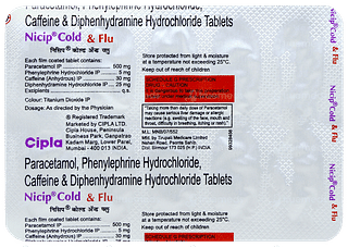 Nicip Cold And Flu Tablet 10