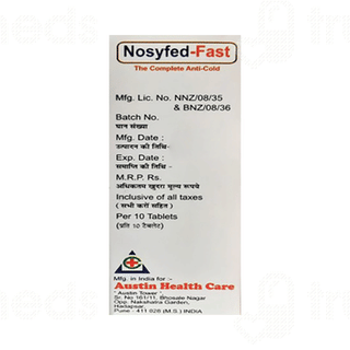 Nosyfed Fast Tablet 10