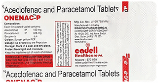 Onenac P 100/325 Mg Tablet 10