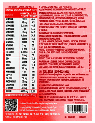 Revital Women Tablet 10