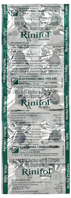 Rinifol Pedtabs Tablet 10