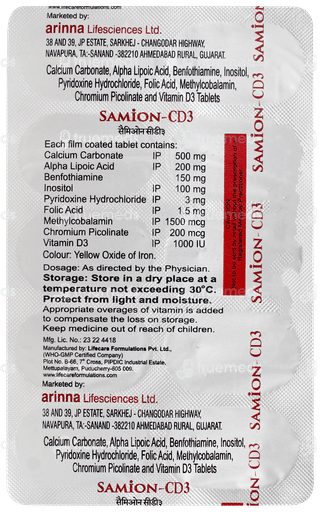 Samion Cd3 Tablet 10