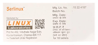 Serlinux 10 Mg Tablet 10