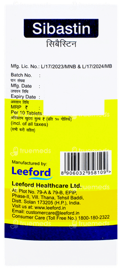 Sibastin Tablet 10 Sibastin Tablet 10
