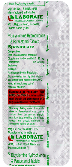 Spasmcare Tablet 10 Spasmcare Tablet 10