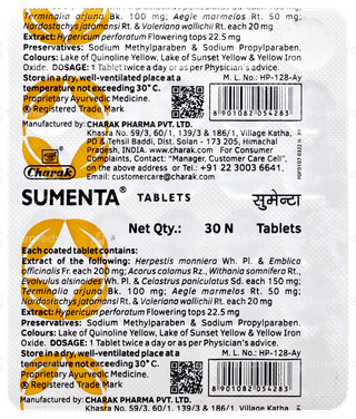 Sumenta Tablet 30