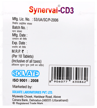 Synerval Cd3 Tablet 10