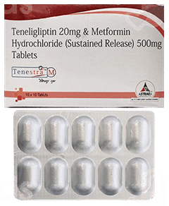 Tenestra M 20/500 Mg Tablet Sr 10