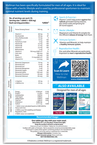 Wellman Tablet 30