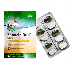 Zandu Zanacid Duo Tablet 10 Zandu Zanacid Duo Tablet 10