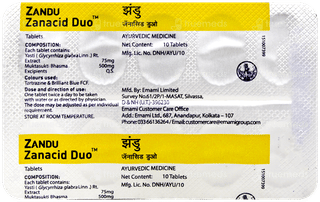 Zandu Zanacid Duo Tablet 10