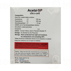 Aceta Sp Tablet 10 Aceta Sp Tablet 10
