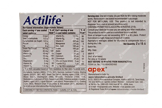 Actilife Tablet 15