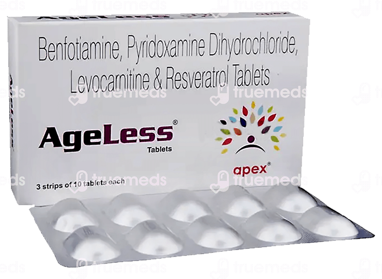 Ageless Tablet 10 - Uses, Side Effects, Dosage, Price | Truemeds