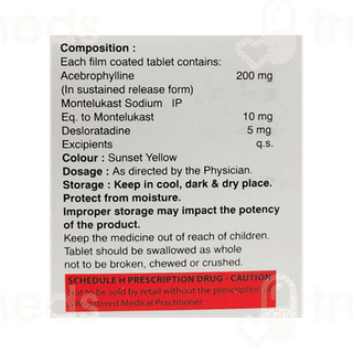 Asthagrip Dm Tablet 10