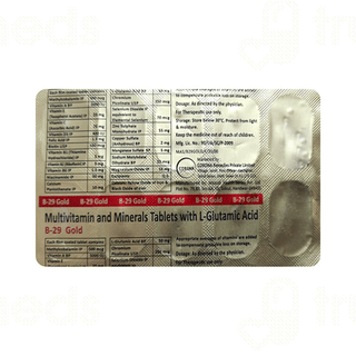 B 29 Gold Tablet 10