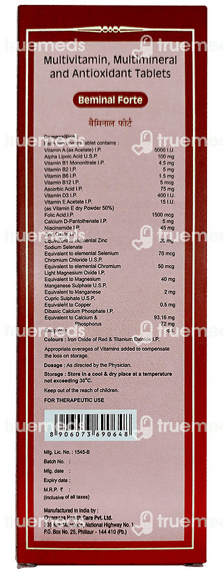 Beminal Forte Tablet 10