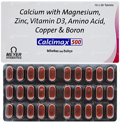 Calcimax 500 Tablet 30 Calcimax 500 Tablet 30