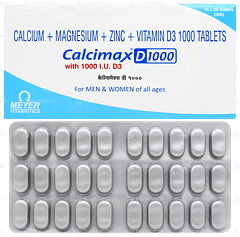Calcimax D 1000 Tablet 30 Calcimax D 1000 Tablet 30