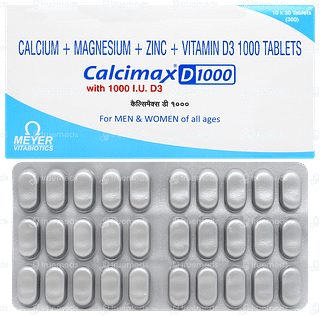 Calcimax D 1000 Tablet 30