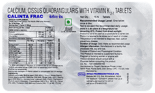 Calinta Frac Tablet 15