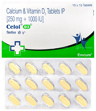 Celol D3+ Tablet 15