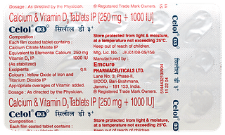 Celol D3+ Tablet 15
