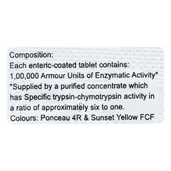 Chymodin Forte Tablet 20 Chymodin Forte Tablet 20