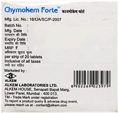 Chymokem Forte Tablet 20 Chymokem Forte Tablet 20