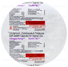 Clingen Forte Vaginal Capsule 7 Clingen Forte Vaginal Capsule 7
