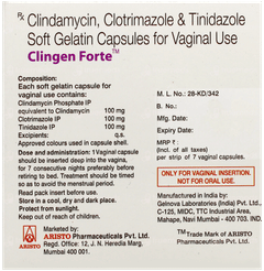 Clingen Forte Vaginal Capsule 7 Clingen Forte Vaginal Capsule 7