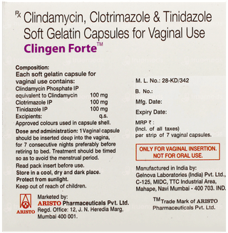 Clingen Forte Vaginal Capsule 7