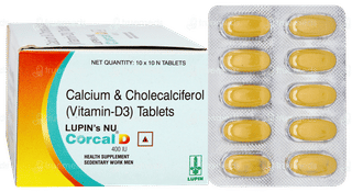 Corcal D Nu 400iu Tablet 10