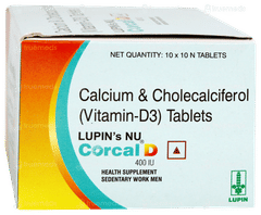 Corcal D Nu 400iu Tablet 10