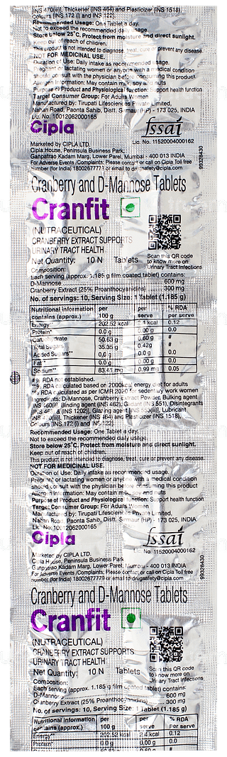 Cranfit Tablet 10