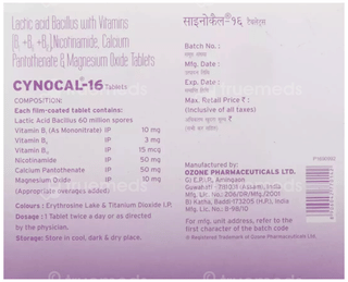 Cynocal 16 Tablet 30