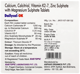 Dailycal Ok Tablet 15