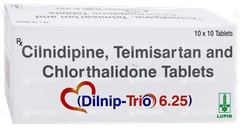 Dilnip Trio 6.25 Tablet 10