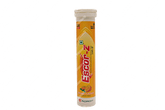 Escor Z Orange Flavour Sugar Free Effervescent Tablet 20