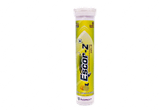 ESCOR Z LIME AND LEMON FLAVOUR SUGAR FREE EFFERVESCENT TABLET 20