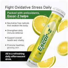 Escor Z Lime And Lemon Flavour Sugar Free Effervescent Tablet 20