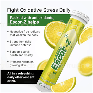Escor Z Lime And Lemon Flavour Sugar Free Effervescent Tablet 20